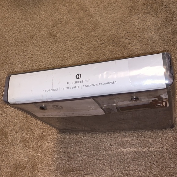 NIP Hotel Collection (from Macy's) - 400 Thread Count Full Sheet Set, Slate Gray - Picture 2 of 9